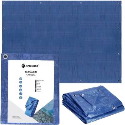 Springros krycí plachta s oky 2 x 3 m 60g PE modrá PROTECT GA2123-XG