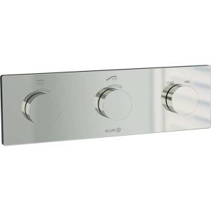 Kludi Tronic - Термостатичен смесител за вграждане, за 2 уреда, хром 3830005-00 (3830005-00)