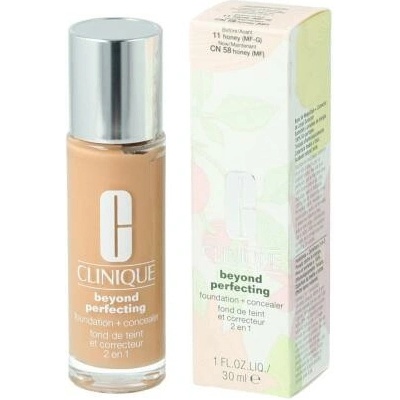 Clinique Beyond Perfecting Foundation + Concealer make-up Mastná pleť 11 honey mf-g 30 ml