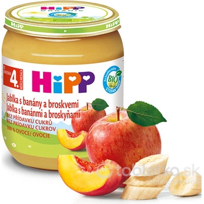 HiPP jablko Banán broskyňa 125 g