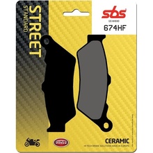 Přední brzdové destičky SBS BMW F 650 GS ABS 2001 - 2007 směs HF