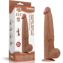 LoveToy King Sized Sliding Skin Dual Layer Dong 13.5" Flesh