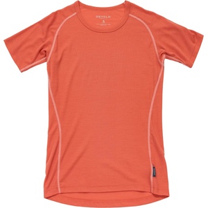 Devold Дамско мериносово термобельо Devold Women's Lauparen Merino 190 Base Tee Merino base layer - Coral (115-2427-0413)