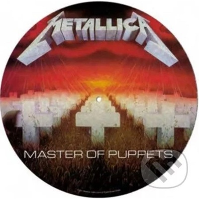 CurePink Podložka na talíř gramofonu Metallica: Master Of Puppets průměr 30.5cm GP85849 – Zboží Živě