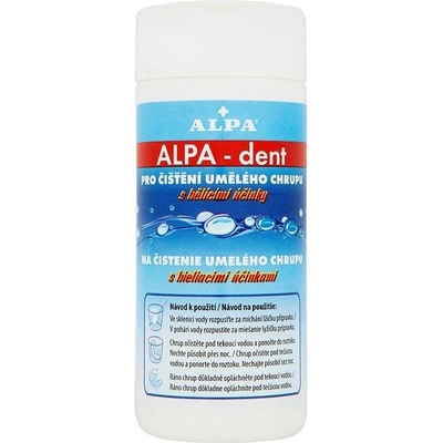 Alpa-dent pro čištění umělého chrupu 150 g