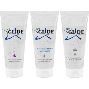 Just Glide - лубрикант комплект - 3x200 мл - lovesexshop