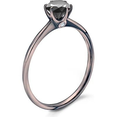 SAVICKI Годежен пръстен The Journey: черно злато, черен диамант