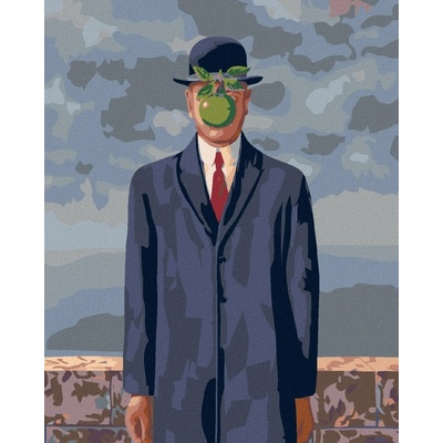 zuty Malování podle čísel Syn člověkaRené Magritte40 x 50 cm vypnuté plátno na rám 8596530058090