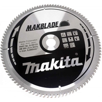 Makita pilový kotouč na dřevo B-09123 MAKBLADE, 305x30mm, 100 zubů