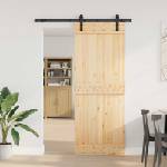 vidaXL Преплъзваща се врата NARVIK 80 x 210 см (152, 5 см) (3445252)