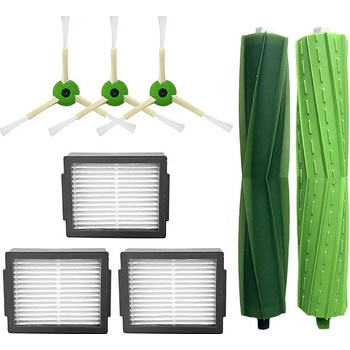 CareWave iRobot Roomba i7, i7+, E5, E6 filtry a kartáče 8 ks