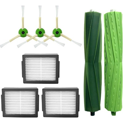 CareWave iRobot Roomba i7, i7+, E5, E6 filtry a kartáče 8 ks