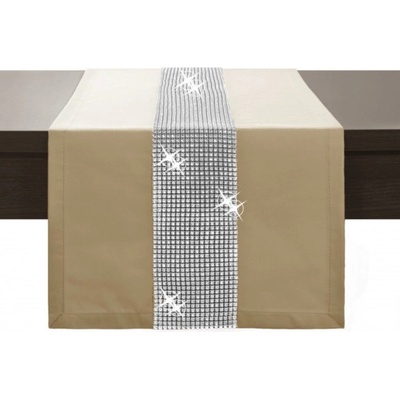 Mondo Behúň Glamour so zirkónmi béžový Béžová 40x110cm