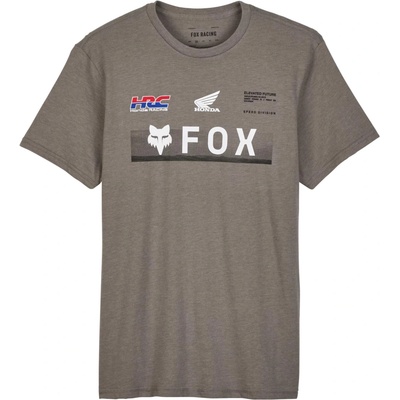 Fox tričko X Honda Premium Ss 24 heather graphite