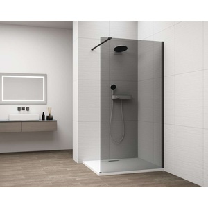 POLYSAN Esca - Душ кабина Walk-In 100x210 см, Antidrop, пушено стъкло/матово черно ES1210-02 (ES1210-02)