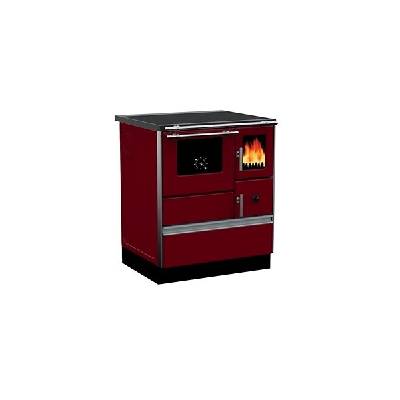 Alfa Plam sporák Alfa 70 Dominant*ECO CV-L,na TP, červený, levý H-B o 120 mm, 6,7 kW