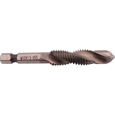Kombinovaný závitník s vrtákom M10 x 1,5 HSS, stopka 6HRAN, PRO-TECHNIK