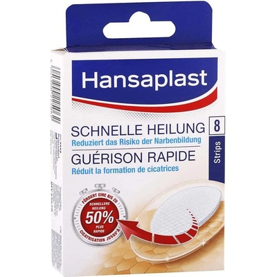 HANSAPLAST Rapide náplast na urychlení procesu hojení poranění 8 ks