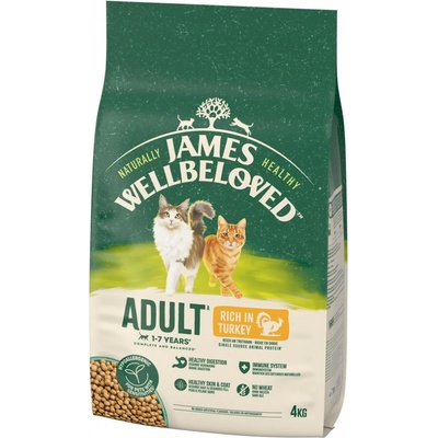 James Wellbeloved Adult Cat Turkey & Rice 4 kg
