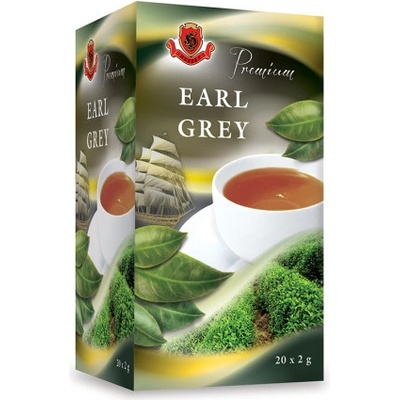 HERBEX Premium EARL GREY čierny čaj 20 x 2 g