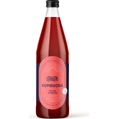 Loklok kombucha Malina 6 x 0,75 l