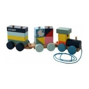 Cass film Wooden train blocks 23el Moomins