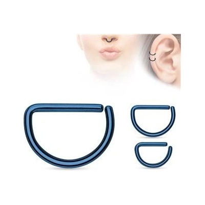 Šperky4U piercing do nosu ucha modrý N01047-1208