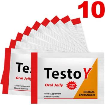 TestoY Oral Jelly ядящо се желе за ерекция - 10 броя
