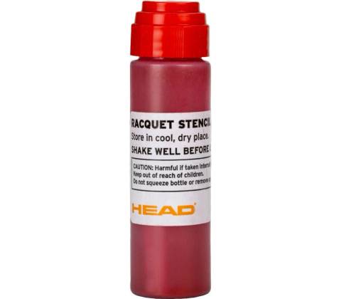 Head Logo Ink Red