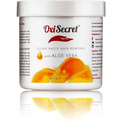 OxiSecret depilační cukrová pasta Aloe Vera Classic 400 g – Zboží Dáma