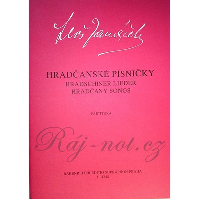 Hradčanské pesničky Leoš Janáček