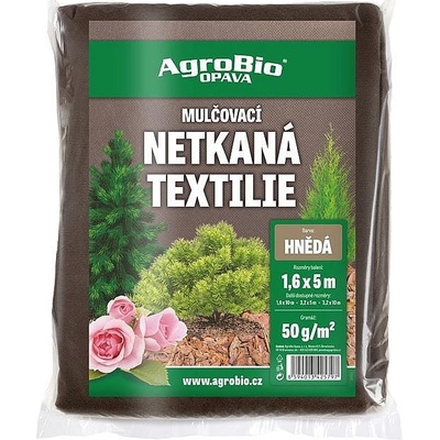 AgroBio Textilie netkaná 1,6x5m hnědá