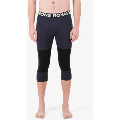 Mons Royale Olympus Merino Base Layer 3/4 Legging 9 iron black