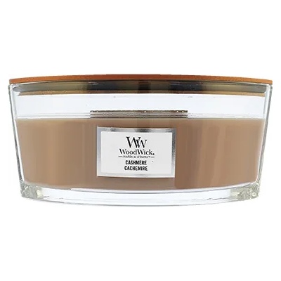 WoodWick Cashmere ароматна свещ с дървен фитил 453, 6 гр