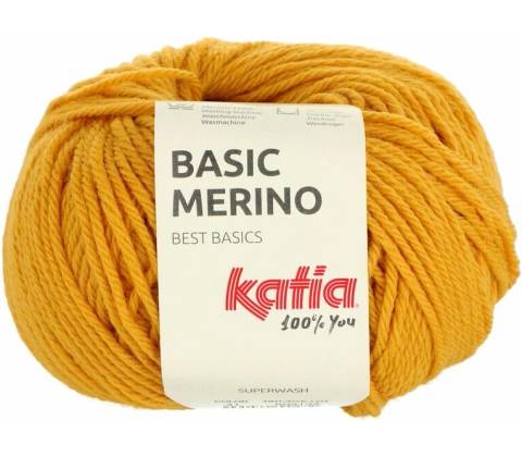Katia Basic Merino 41 horčicová