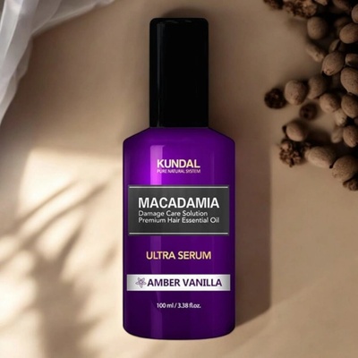 Kundal Macadamia Hair Serum Amber Vanilla 100 ml