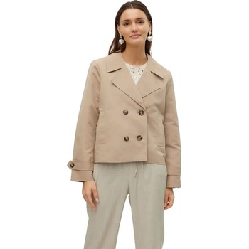 VERO MODA Палто Vero moda Chloemia Short coat - Beige (Silver Mink)