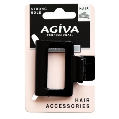AGIVA Pro шнола за коса - черна 5.5 см (548:)