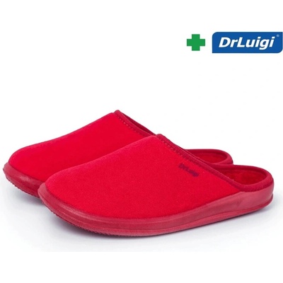 DRLUIGI zdravotné papuče červené PU-01-01-TF Červená