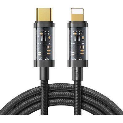 JOYROOM Кабел Joyroom S-CL020A12, USB-C към Lightning, 20W, 1.2m, Черен (S-CL020A12-black)