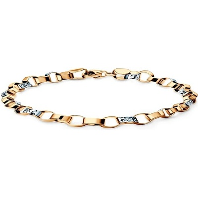 SAVICKI Náramok 5,2 mm dvojfarebné zlato B-B-B0207-00517-585-ZB