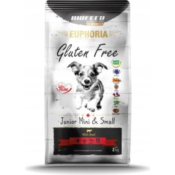 Biofeed Euphoria Gluten Free Mini & Small Puppy S Hovädzím Mäsom 2 kg