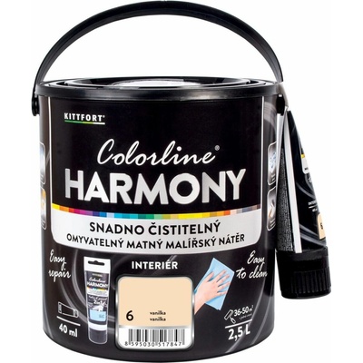 KITTFORT Colorline HARMONY 2,5 l vanilka matná