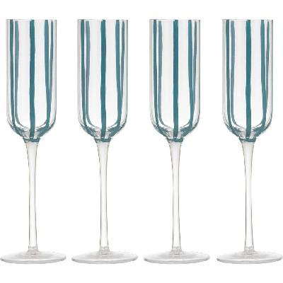 Ladelle Poháre v súprave na sekt Stripe 4 x 180 ml