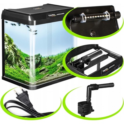 Kruger Meier Como Aquarium akvarijní set černý 7 l