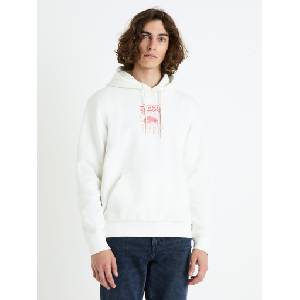 Celio Кремав мъжки суитшърт с качулка Celio Fejabowl Celio | Byal | МЪЖЕ | S