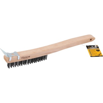 Kartáč ručný oceľový 3 x 19 HOTECHE HT410111