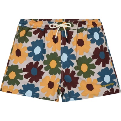 KnowledgeCotton Apparel Мъжки бански слипове KnowledgeCotton Apparel Stretch AOP Swimshorts Swim brief - Multi Color AOP (050-2430-0111)
