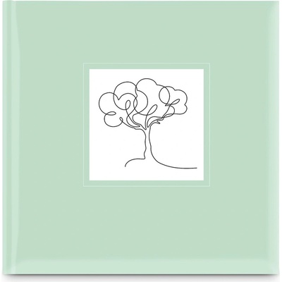 Hama album klasické COLORFUL LINEART 30x30 cm, 80 stran, zelená