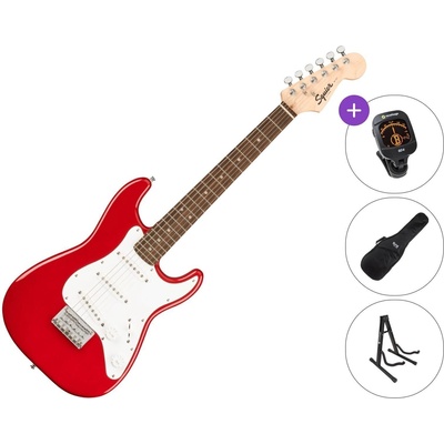 Squier Mini Stratocaster IL SET Dakota Red Електрическа китара